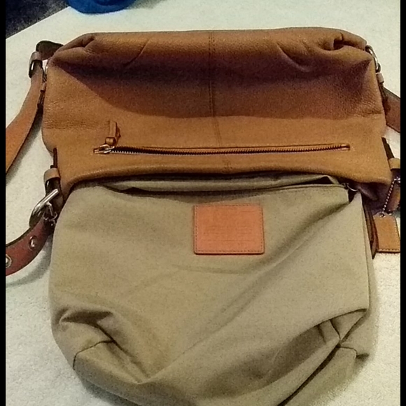 Coach Hobo Sachet Large Handbag Brown - Picture 9 of 9